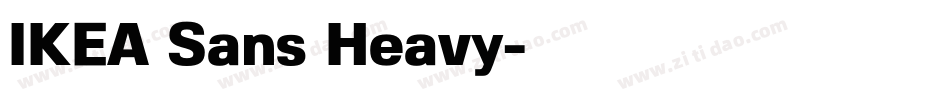 IKEA Sans Heavy字体转换